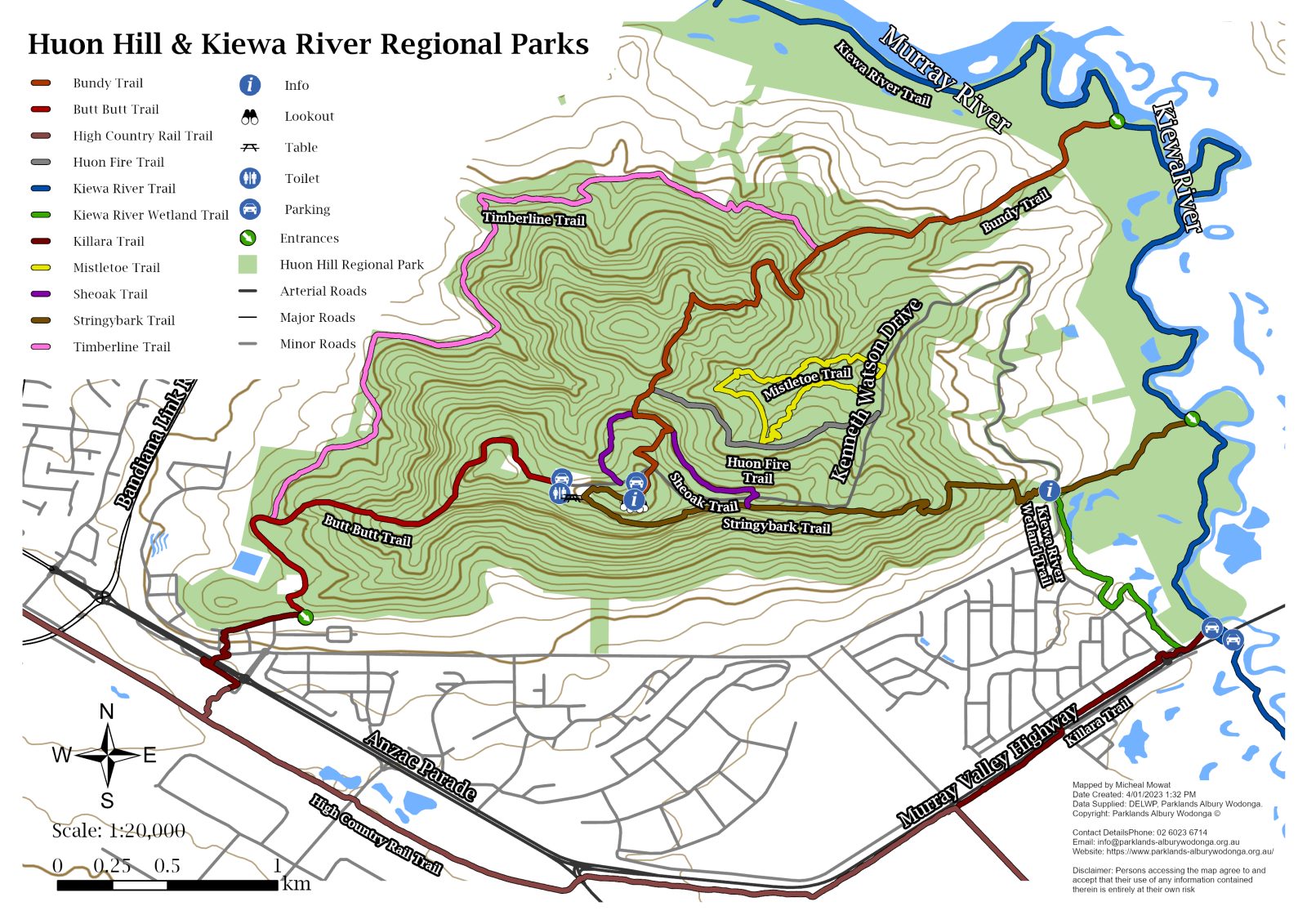 Huon Hill Regional Park – Parklands Albury Wodonga